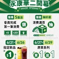 6/21～6/26明星飲品 +1元多一杯，6/27～6/29原茶系列 買一送一