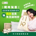 單筆消費滿$500，登錄發票，就有機會把療癒抱枕帶回家