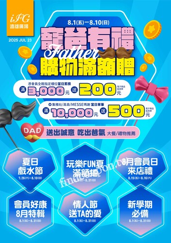 寵爸有禮 購物滿額贈