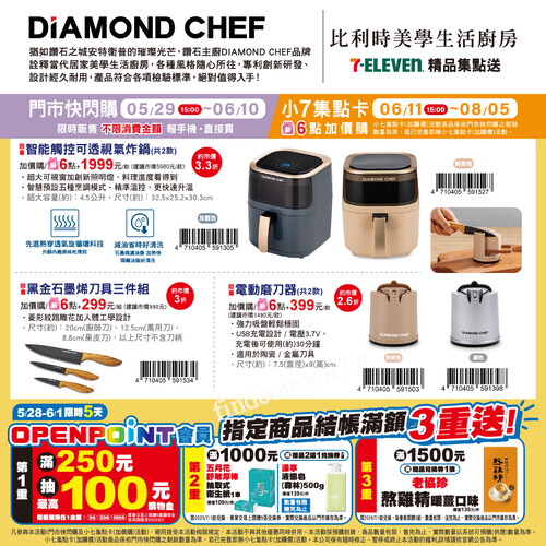 【限時加購】DIAMOND CHEF夢幻廚房神器🔥最低只要$299起！