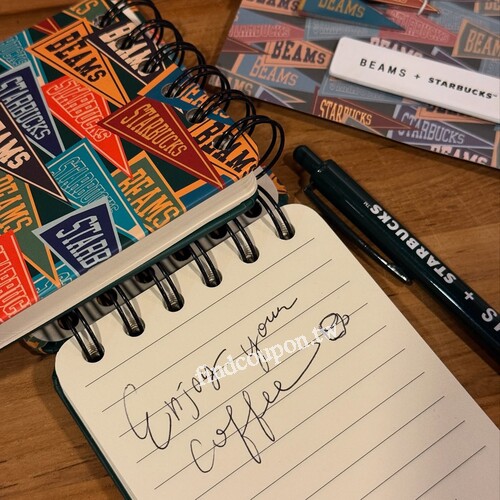 買大杯以上全品項飲料可獲得1點，集滿10點即可兌換BEAMS筆記本