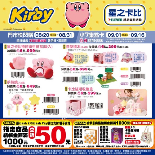 星之卡比系列週邊可愛到太犯規，粉絲快來收服