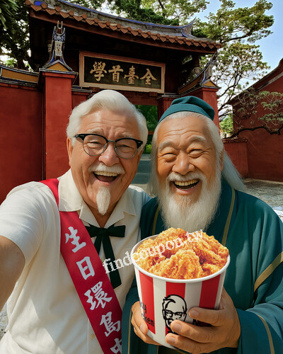 【肯德基福氣桶】 61折只要 $388，咔啦脆雞*5+🥧原味蛋撻禮盒*1