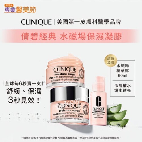 專屬超值組合，買雙入特惠組就送補水精華露60ml滿額再贈加碼禮