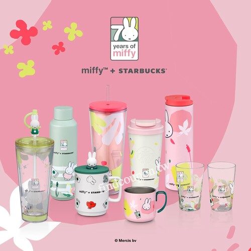 只要帶上米菲兔，就能讓你的星巴克咖啡時光更迷人