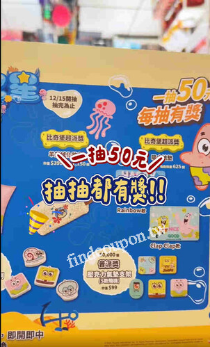 快跟著海綿寶寶一起進入深海大鳳梨裡，每個獎項都可愛到想要全包