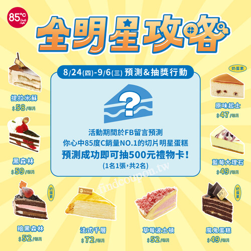 完成指定動作，預測成功即可抽500元禮物卡